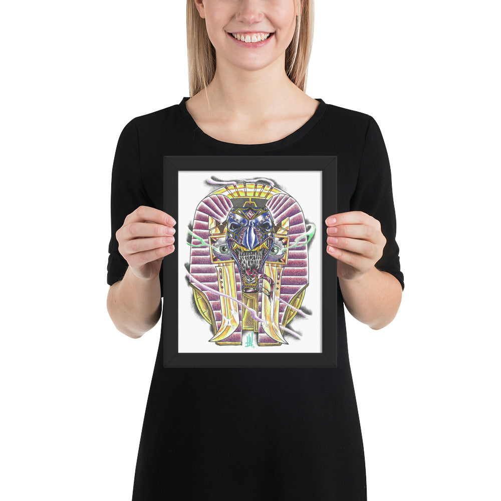 'Anu-RA' Framed poster - Streetwear, Print - Merchandise, Hella Sexy Dope - HSD, Hella Sexy Dope - Hella Sexy Dope