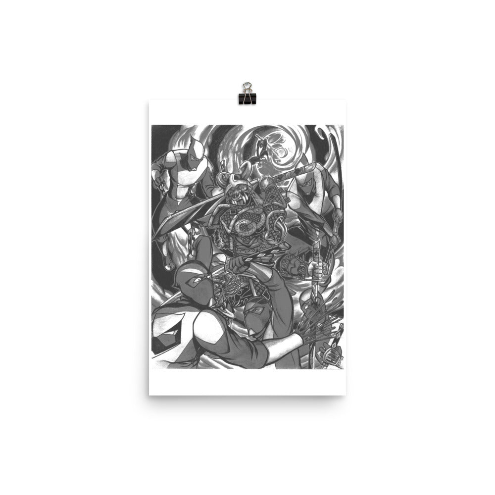 '7 Sins on Heaven's Gate' Photo poster - Streetwear, Print - Merchandise, Hella Sexy Dope - HSD, Hella Sexy Dope - Hella Sexy Dope