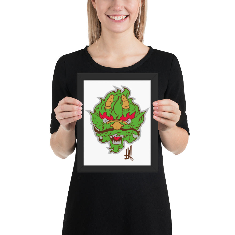 'DragonBRAND' Framed poster - Streetwear, Print - Merchandise, Hella Sexy Dope - HSD, Hella Sexy Dope - Hella Sexy Dope
