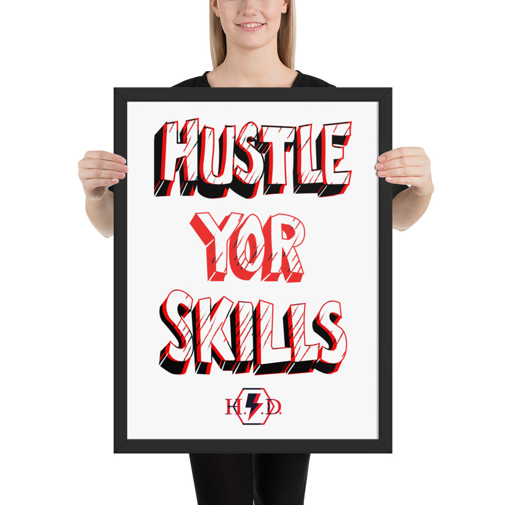 'HYS' Framed poster - Streetwear, Print - Merchandise, Hella Sexy Dope - HSD, Hella Sexy Dope - Hella Sexy Dope