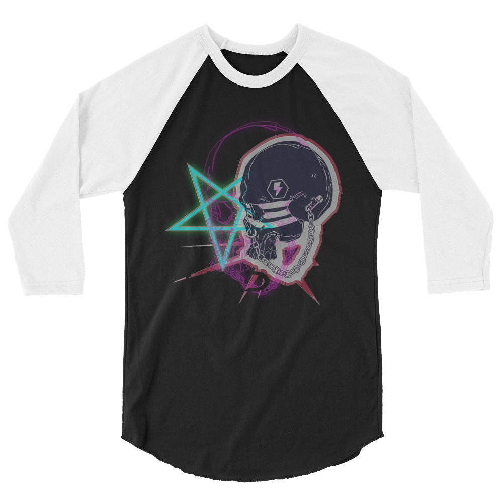 'Black Majick' 3/4 sleeve raglan shirt - Streetwear, Shirt - Merchandise, Hella Sexy Dope - HSD, Hella Sexy Dope - Hella Sexy Dope