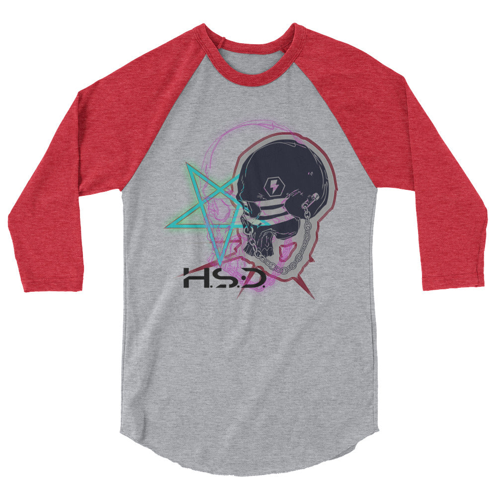 'Black Majick' 3/4 sleeve raglan shirt - Streetwear, Shirt - Merchandise, Hella Sexy Dope - HSD, Hella Sexy Dope - Hella Sexy Dope