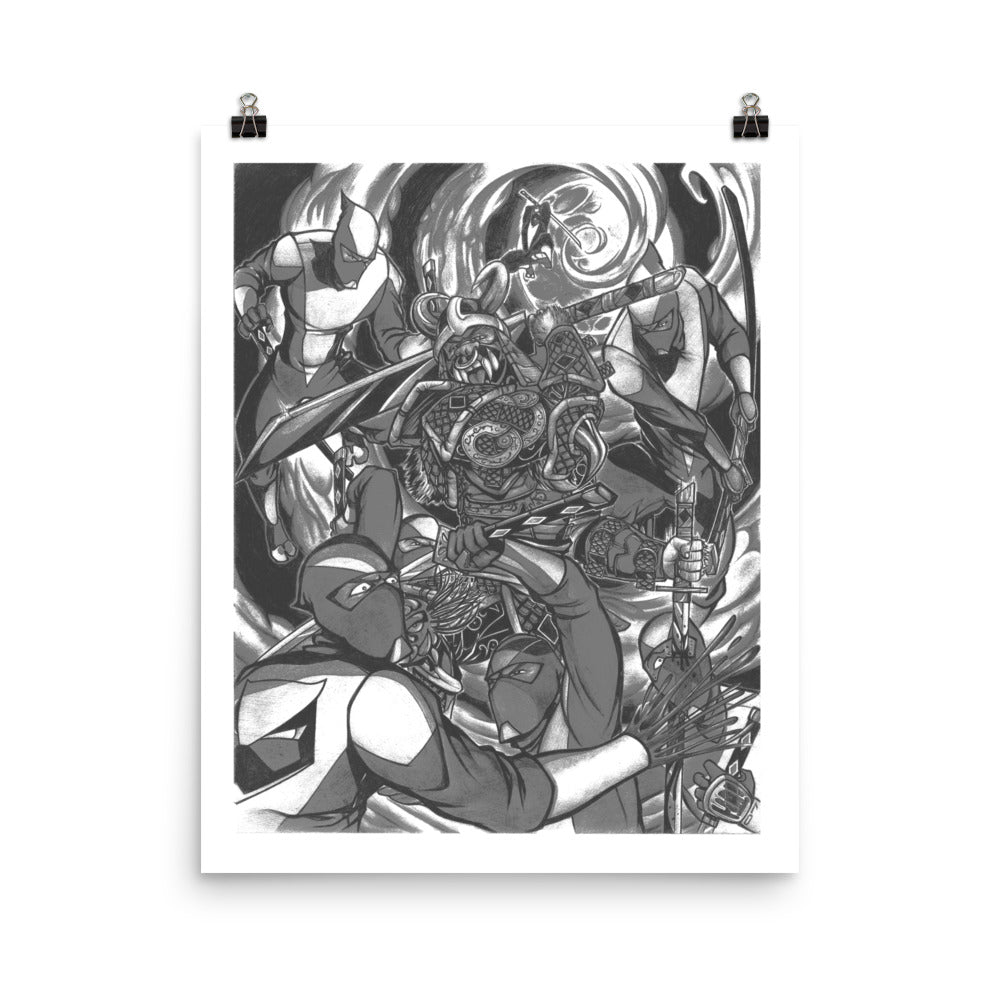 '7 Sins on Heaven's Gate' Photo poster - Streetwear, Print - Merchandise, Hella Sexy Dope - HSD, Hella Sexy Dope - Hella Sexy Dope