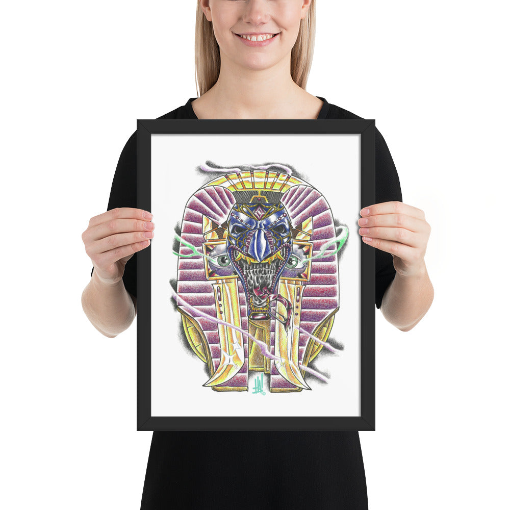 'Anu-RA' Framed poster - Streetwear, Print - Merchandise, Hella Sexy Dope - HSD, Hella Sexy Dope - Hella Sexy Dope