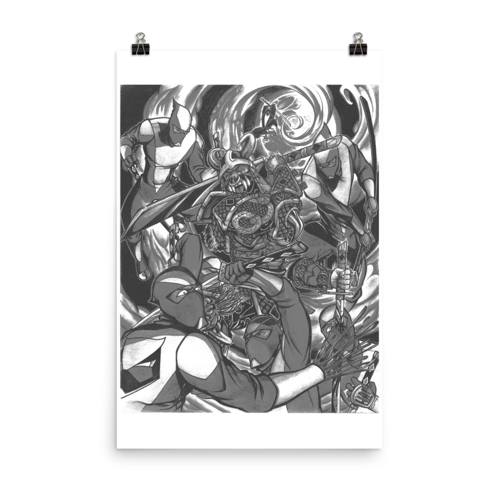 '7 Sins on Heaven's Gate' Photo poster - Streetwear, Print - Merchandise, Hella Sexy Dope - HSD, Hella Sexy Dope - Hella Sexy Dope