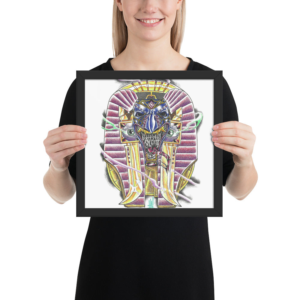 'Anu-RA' Framed poster - Streetwear, Print - Merchandise, Hella Sexy Dope - HSD, Hella Sexy Dope - Hella Sexy Dope