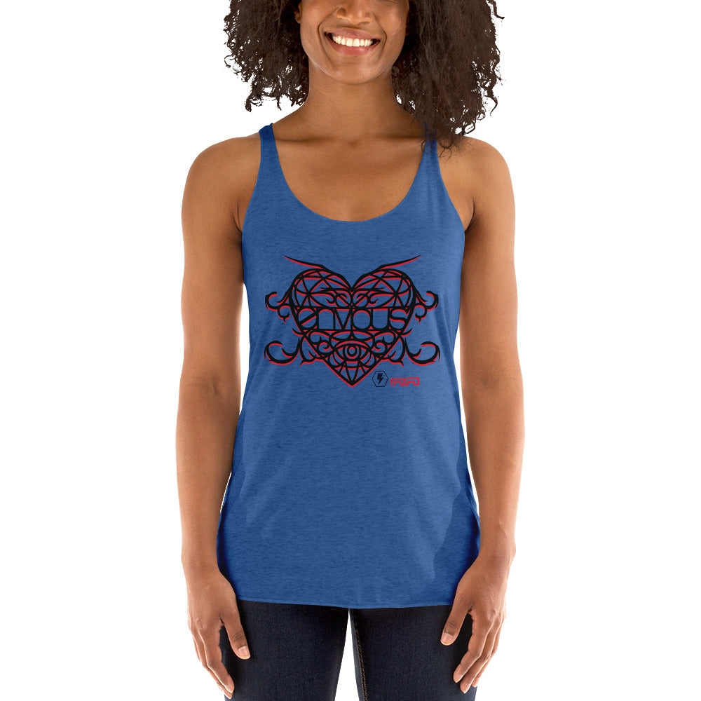 'Envious' Women's Racerback Tank - Streetwear, Shirt - Merchandise, Hella Sexy Dope - HSD, Hella Sexy Dope - Hella Sexy Dope