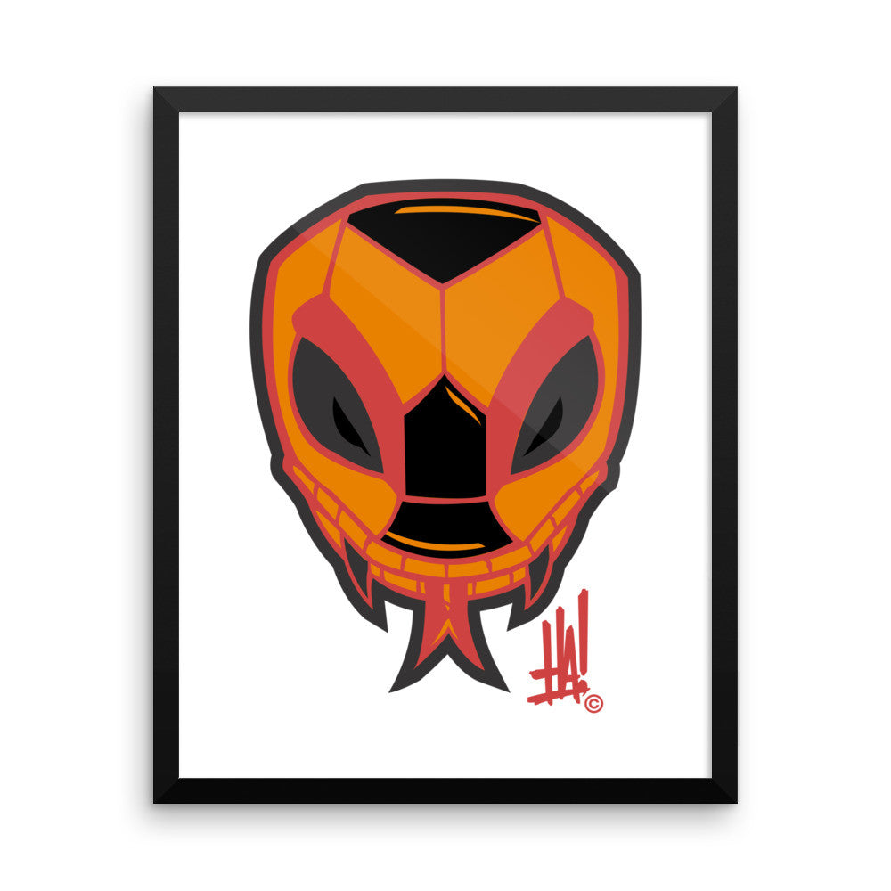 'SnakeBRAND' Framed poster - Streetwear, Home - Merchandise, Hella Sexy Dope - HSD, Hella Sexy Dope - Hella Sexy Dope