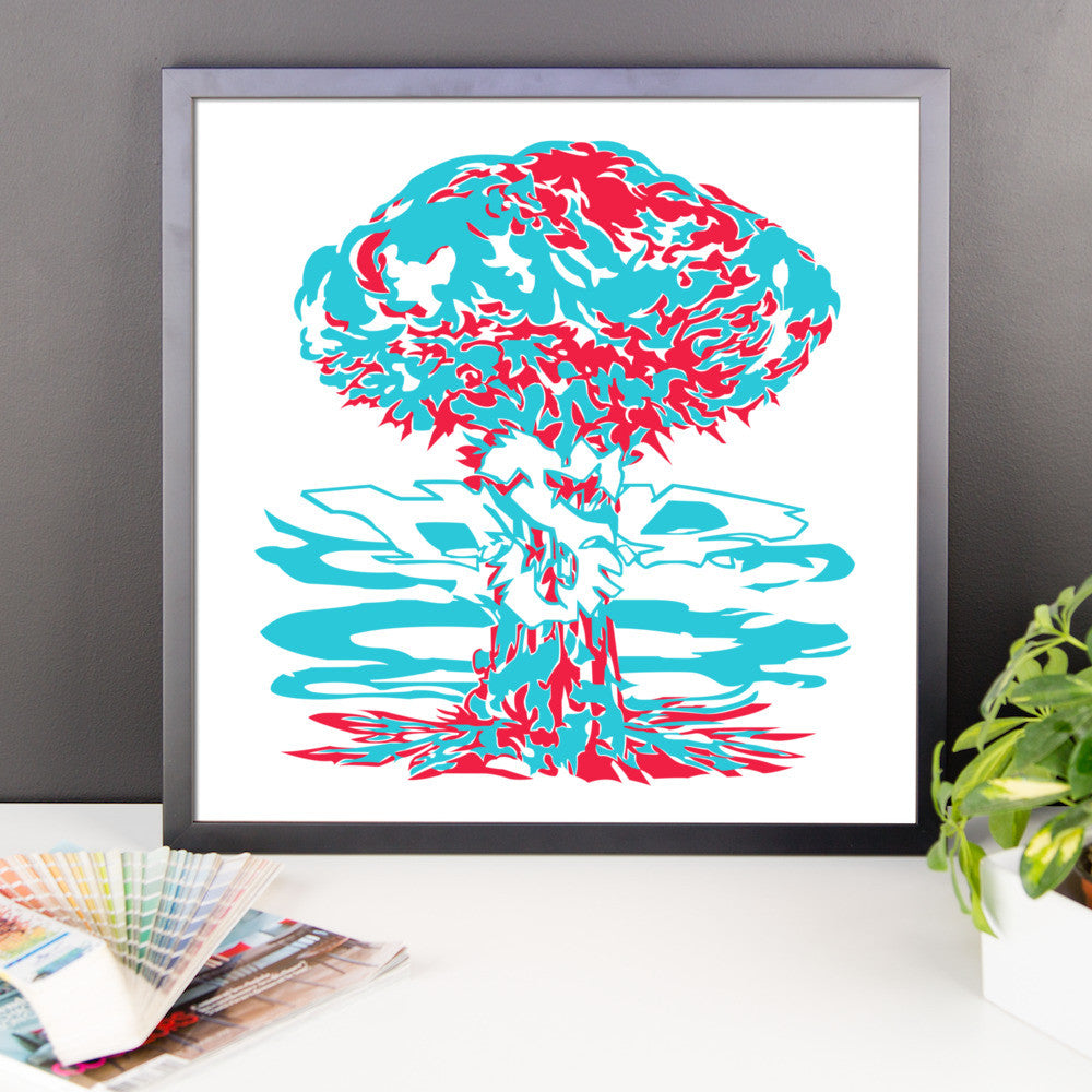 'Apocalypto' Framed poster - Streetwear, Print - Merchandise, Hella Sexy Dope - HSD, Hella Sexy Dope - Hella Sexy Dope
