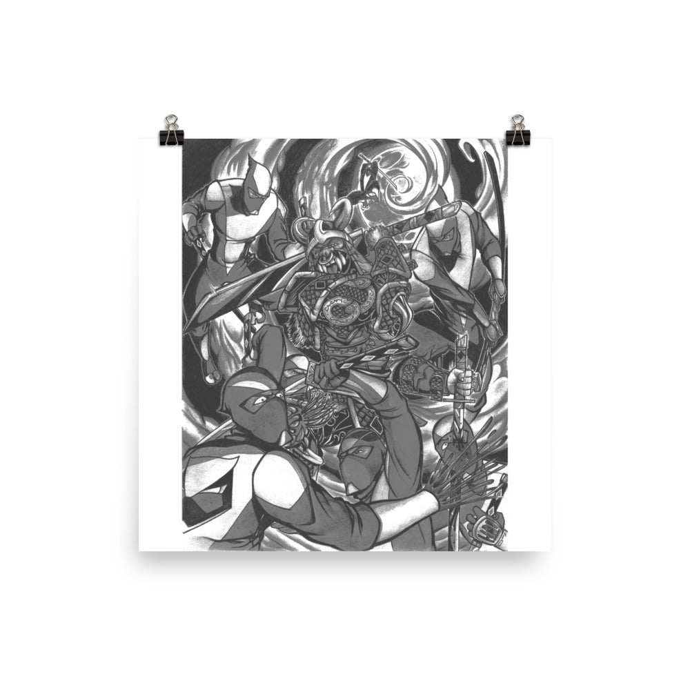 '7 Sins on Heaven's Gate' Photo poster - Streetwear, Print - Merchandise, Hella Sexy Dope - HSD, Hella Sexy Dope - Hella Sexy Dope