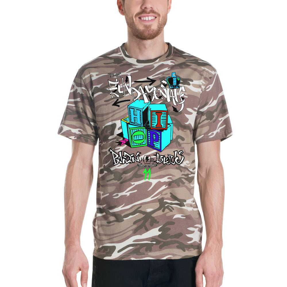 'HIP-HOP' (Fundamentals) Camo Tee-Campaign_C - Streetwear, Shirt - Merchandise, Hella Sexy Dope - HSD, Hella Sexy Dope - Hella Sexy Dope