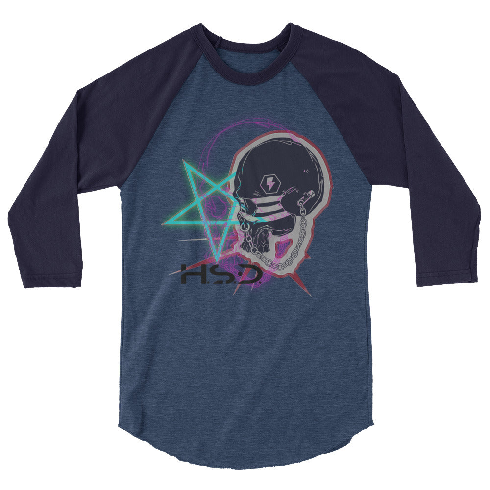 'Black Majick' 3/4 sleeve raglan shirt - Streetwear, Shirt - Merchandise, Hella Sexy Dope - HSD, Hella Sexy Dope - Hella Sexy Dope