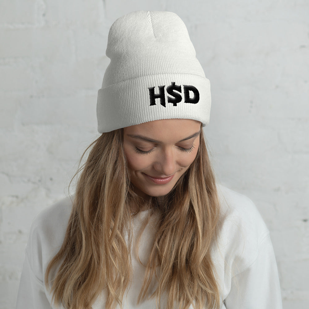 'HSD Monie' Cuffed Beanie - Streetwear, Accessory - Merchandise, Hella Sexy Dope - HSD, Hella Sexy Dope - Hella Sexy Dope