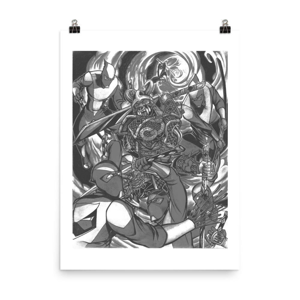 '7 Sins on Heaven's Gate' Photo poster - Streetwear, Print - Merchandise, Hella Sexy Dope - HSD, Hella Sexy Dope - Hella Sexy Dope