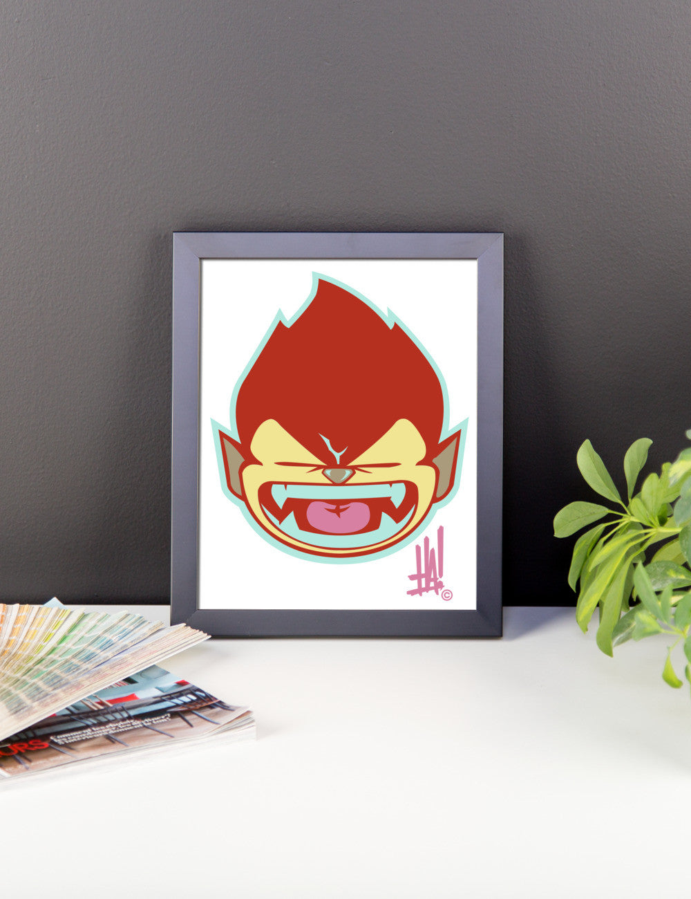 'MunkyBRAND' Framed poster - Streetwear, Print - Merchandise, Hella Sexy Dope - HSD, Hella Sexy Dope - Hella Sexy Dope