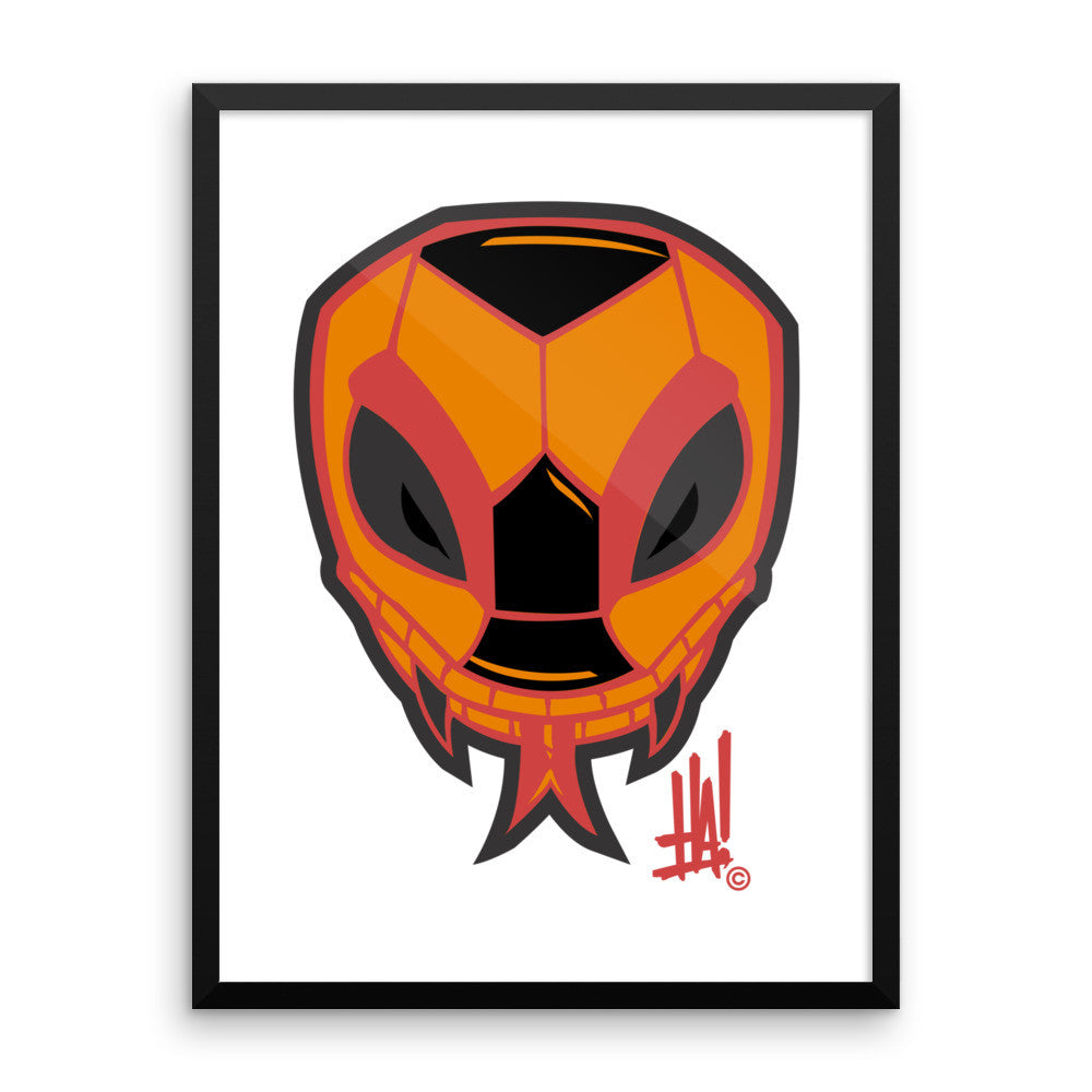 'SnakeBRAND' Framed poster - Streetwear, Home - Merchandise, Hella Sexy Dope - HSD, Hella Sexy Dope - Hella Sexy Dope