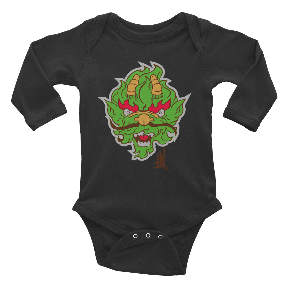 'DragonBRAND' Long Sleeve Bodysuit - Streetwear, Kids - Merchandise, Hella Sexy Dope - HSD, Hella Sexy Dope - Hella Sexy Dope