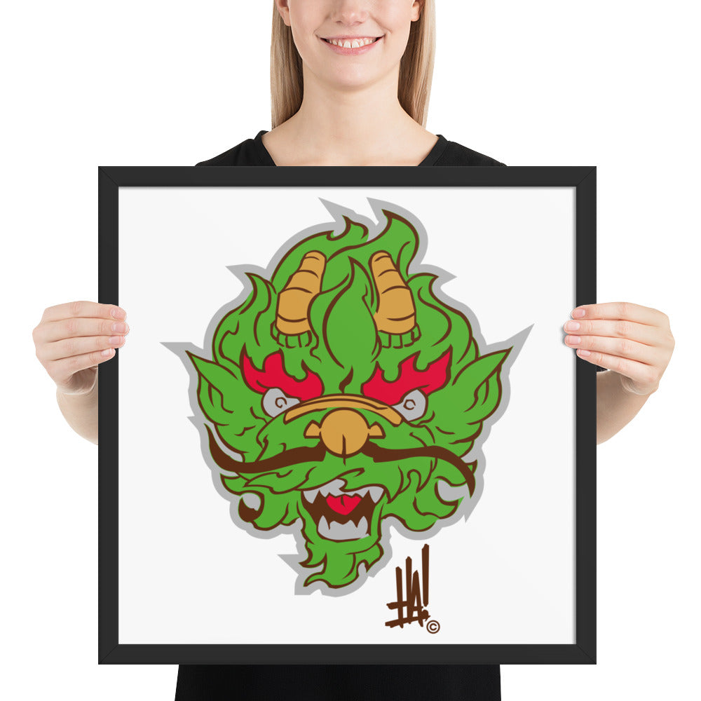 'DragonBRAND' Framed poster - Streetwear, Print - Merchandise, Hella Sexy Dope - HSD, Hella Sexy Dope - Hella Sexy Dope