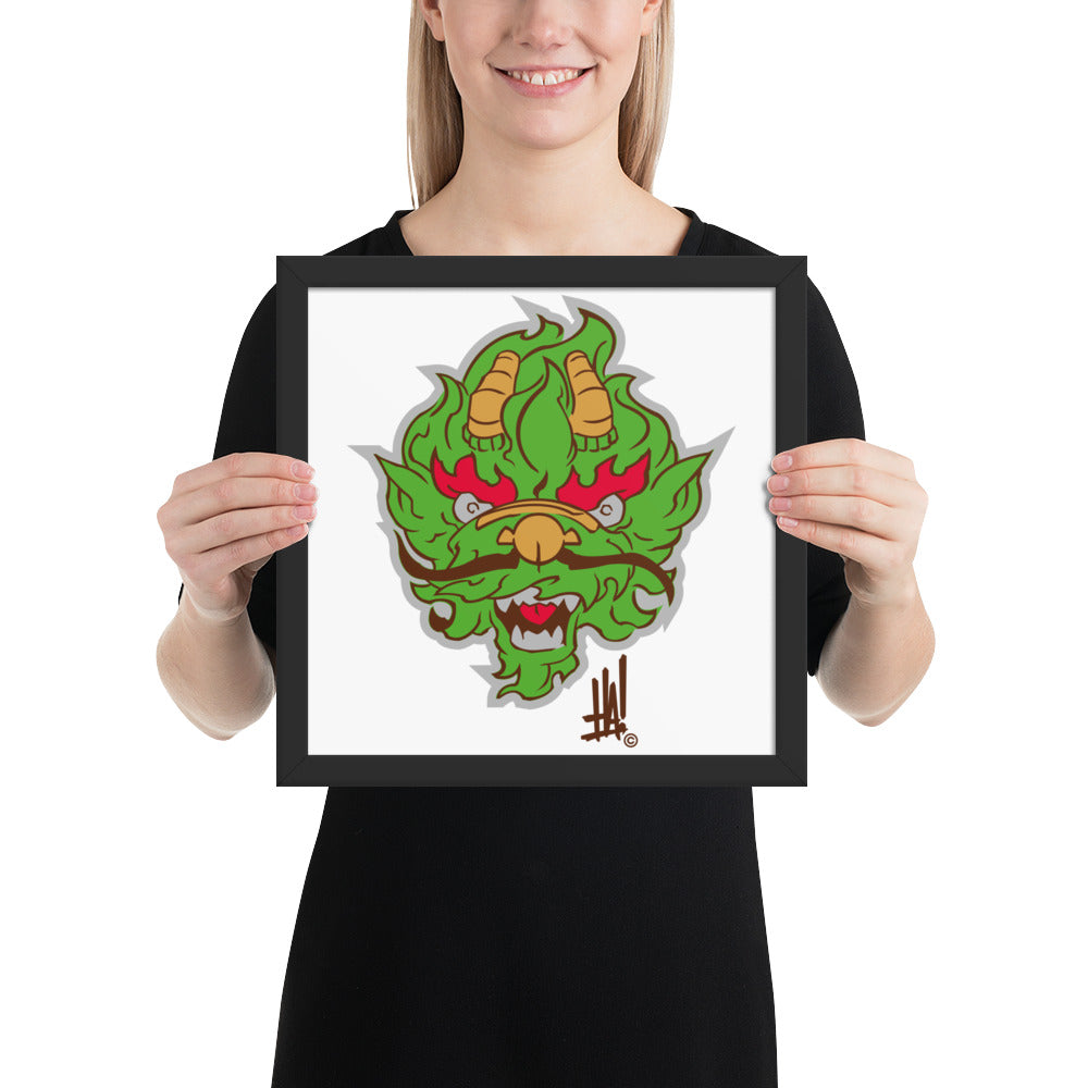 'DragonBRAND' Framed poster - Streetwear, Print - Merchandise, Hella Sexy Dope - HSD, Hella Sexy Dope - Hella Sexy Dope
