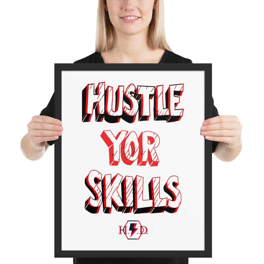 'HYS' Framed poster - Streetwear, Print - Merchandise, Hella Sexy Dope - HSD, Hella Sexy Dope - Hella Sexy Dope