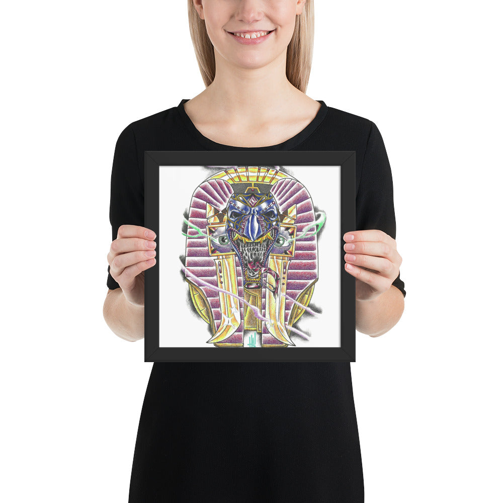 'Anu-RA' Framed poster - Streetwear, Print - Merchandise, Hella Sexy Dope - HSD, Hella Sexy Dope - Hella Sexy Dope