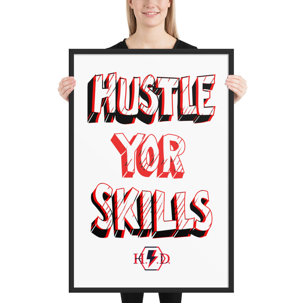'HYS' Framed poster - Streetwear, Print - Merchandise, Hella Sexy Dope - HSD, Hella Sexy Dope - Hella Sexy Dope