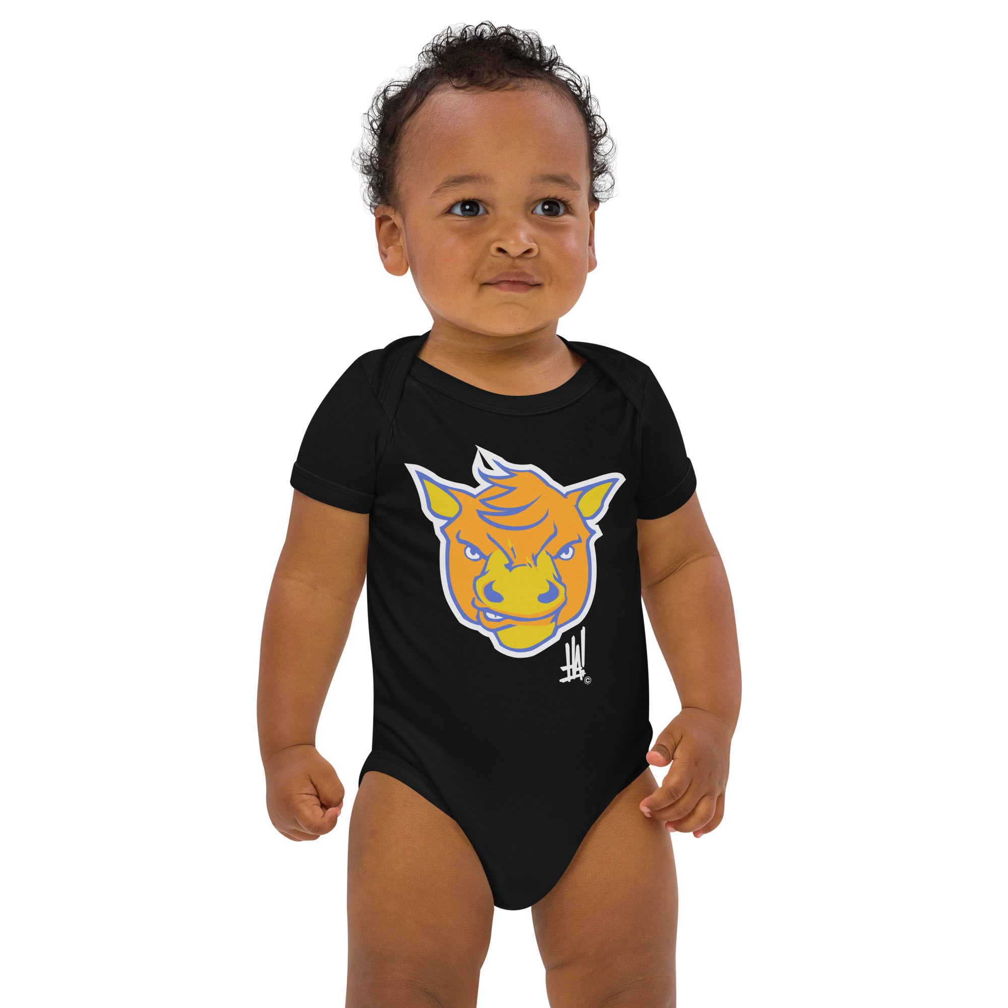 'HorseBRAND' Organic Cotton Baby Bodysuit