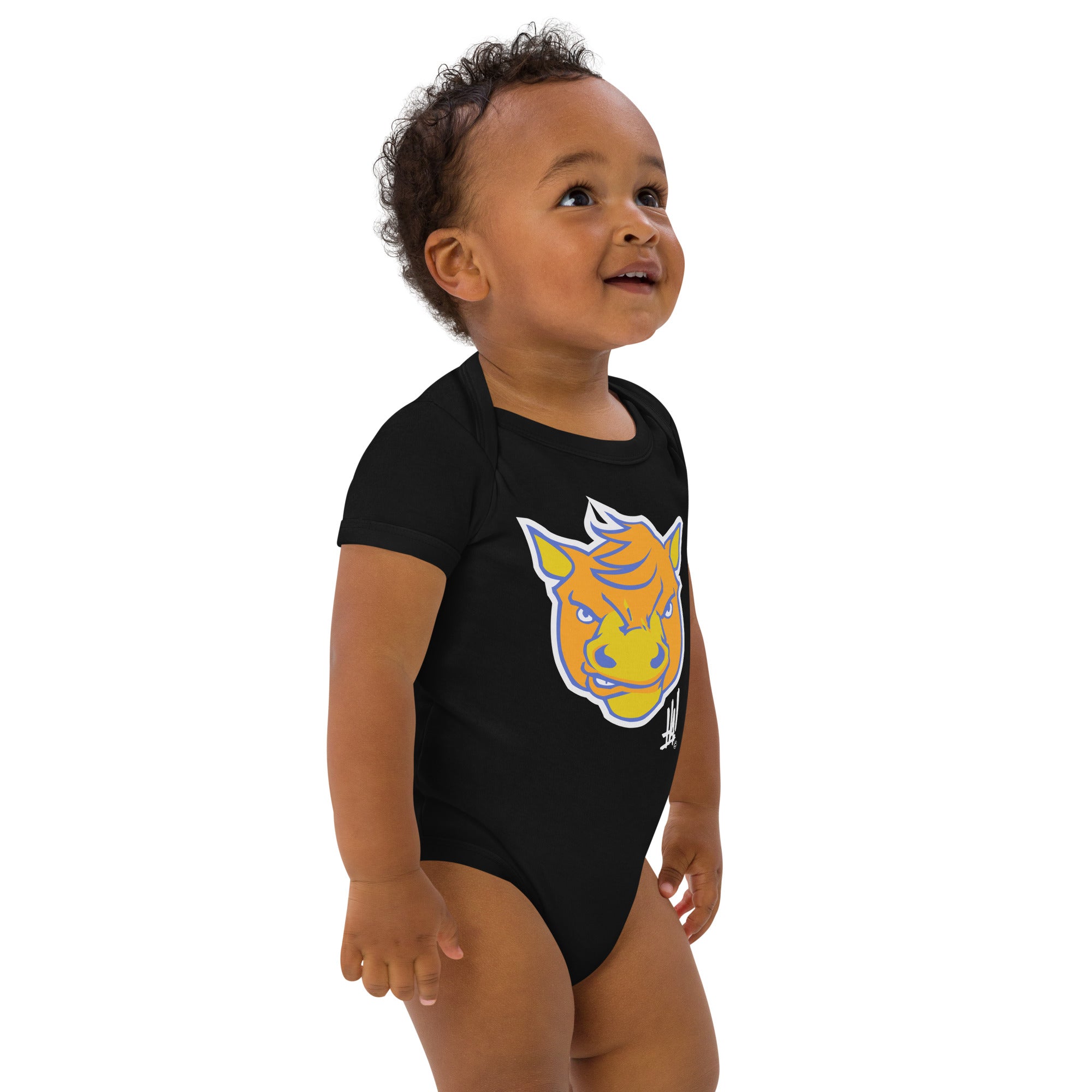 'HorseBRAND' Organic Cotton Baby Bodysuit