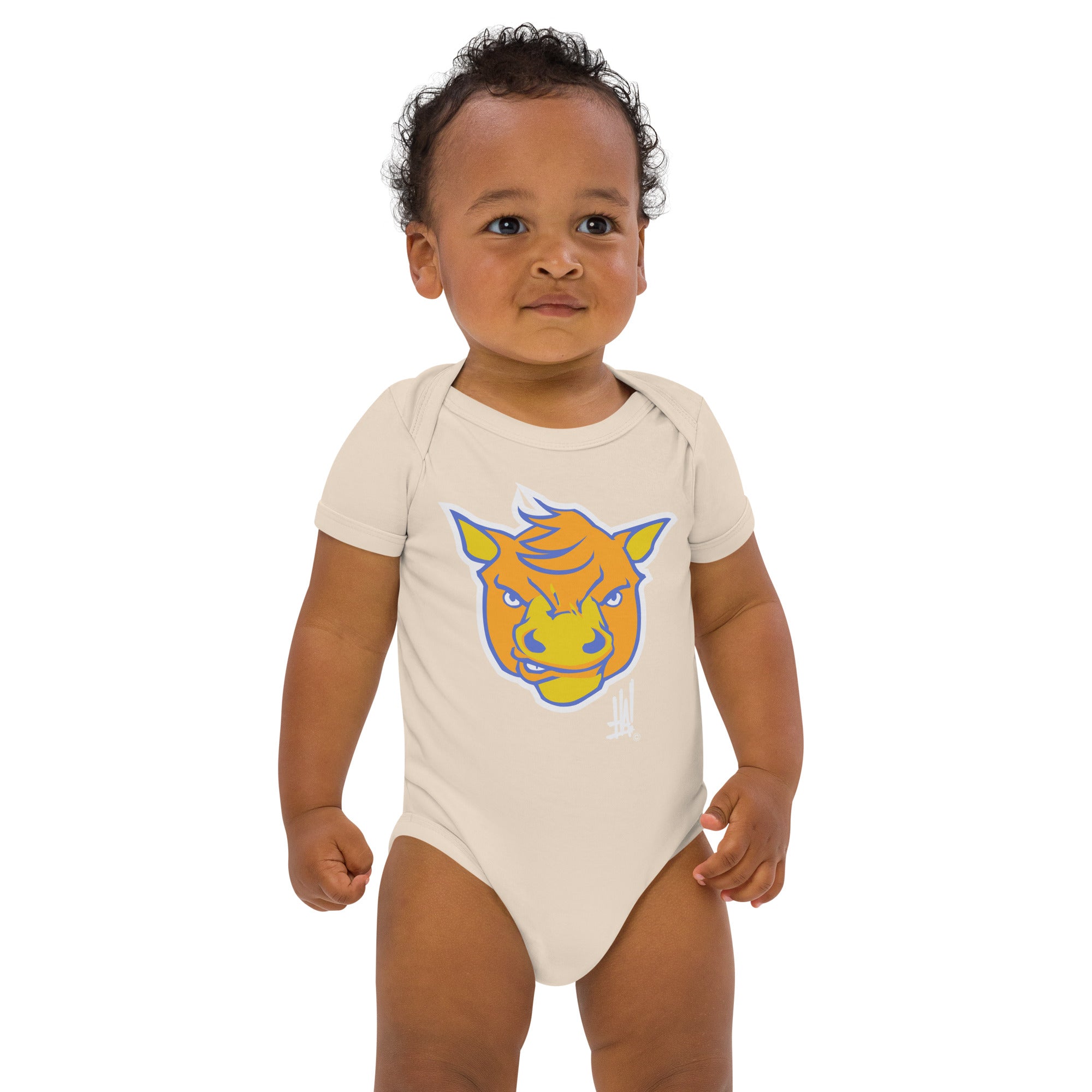 'HorseBRAND' Organic Cotton Baby Bodysuit