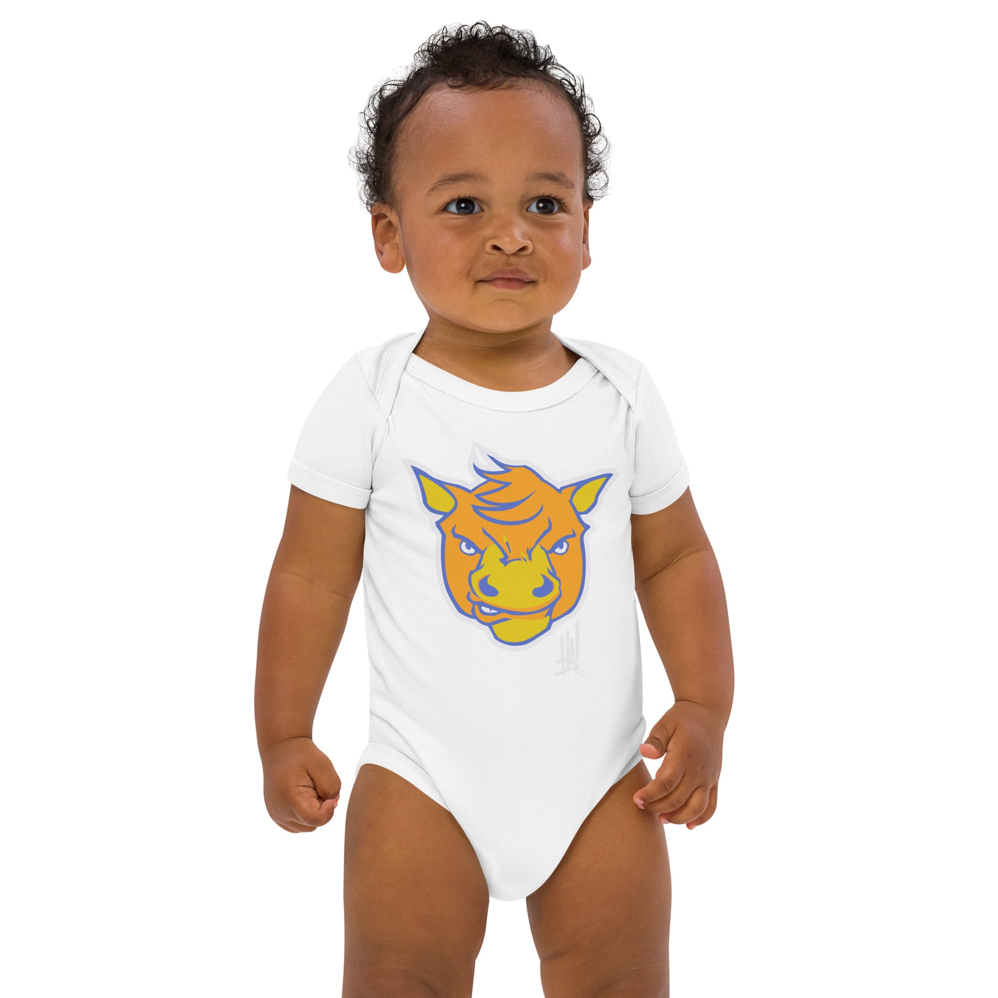 'HorseBRAND' Organic Cotton Baby Bodysuit