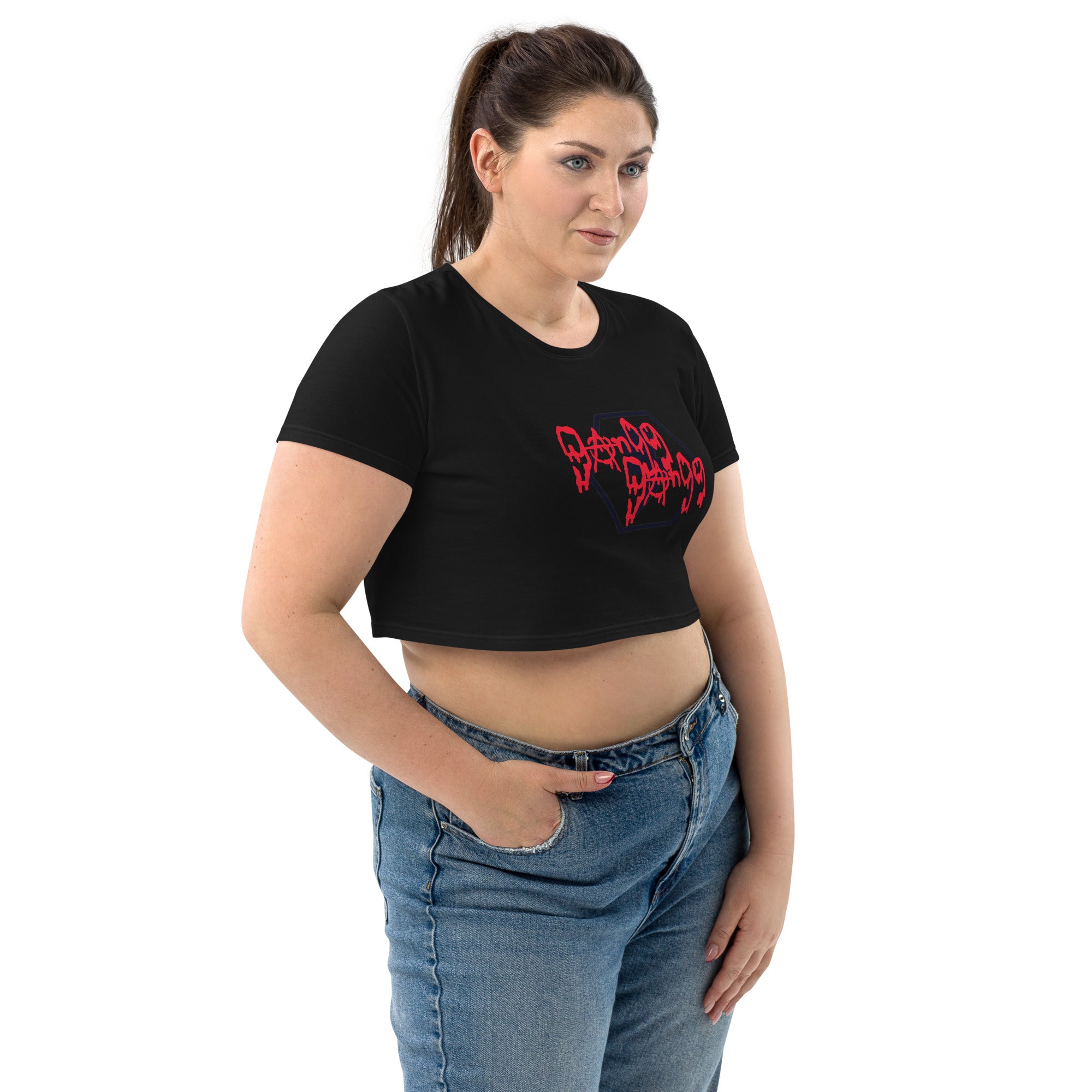 'Gangg Gangg' Organic Crop Top
