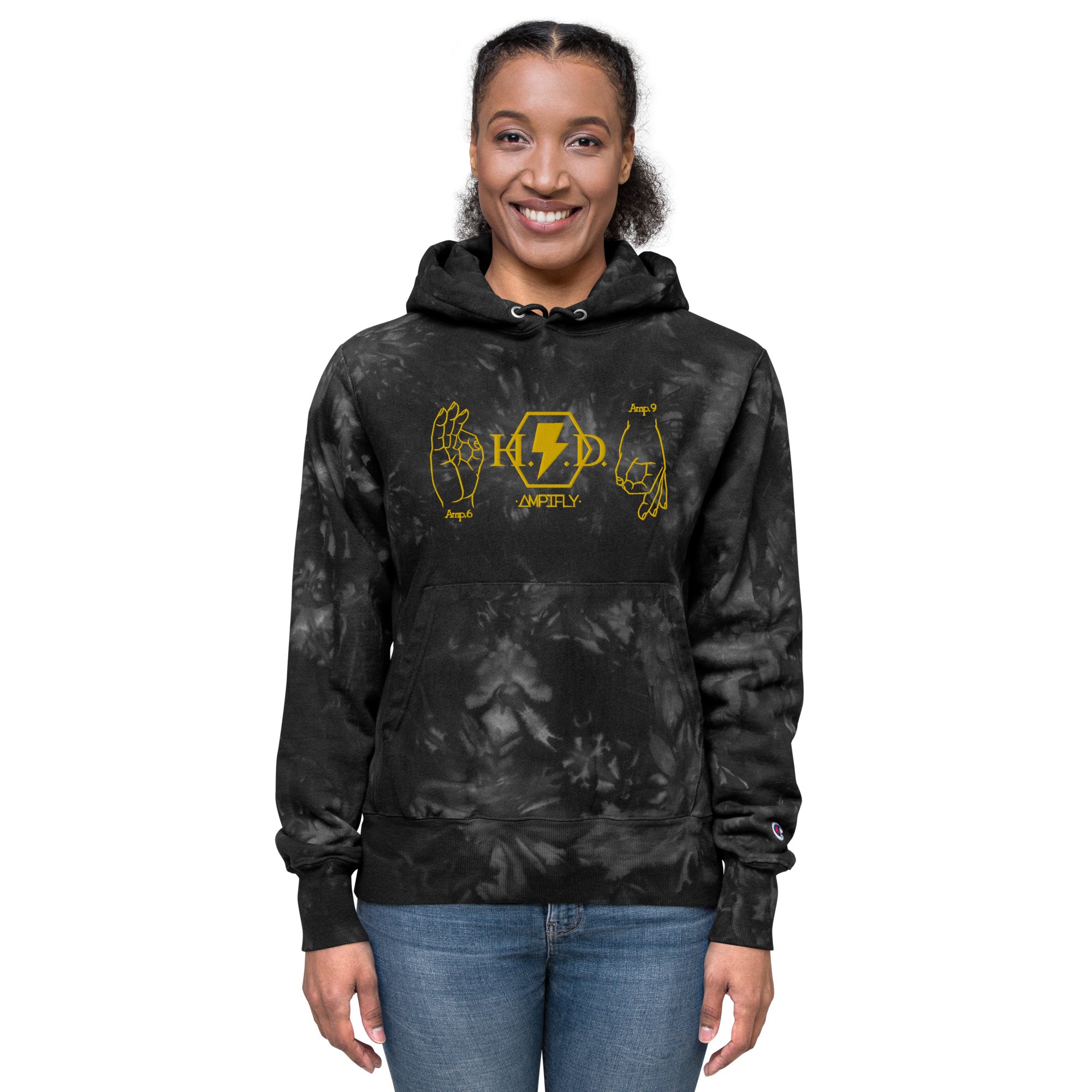 HSD x Champion Unisex Tie-Dye Hoodie