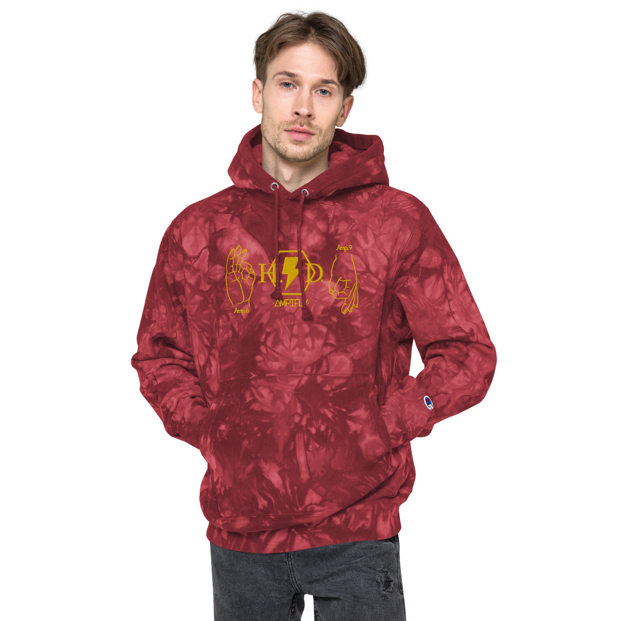 HSD x Champion Unisex Tie-Dye Hoodie