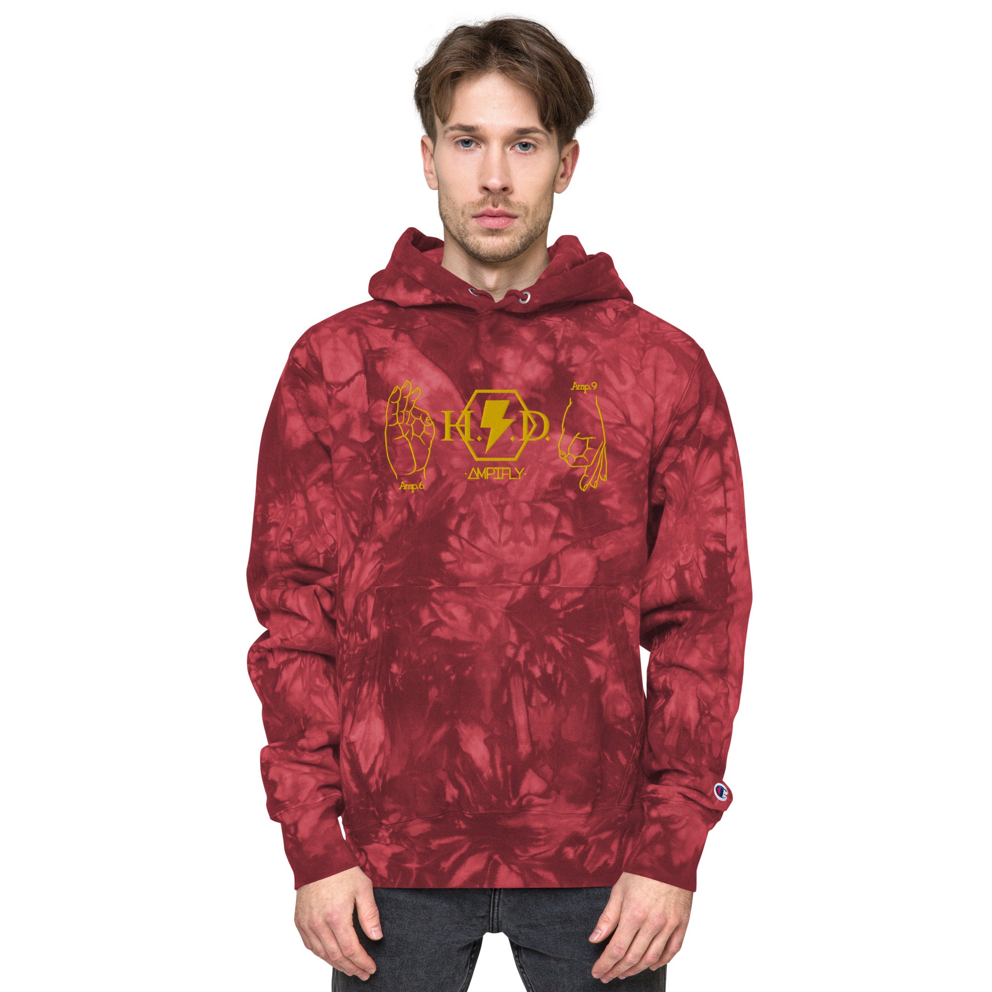 HSD x Champion Unisex Tie-Dye Hoodie