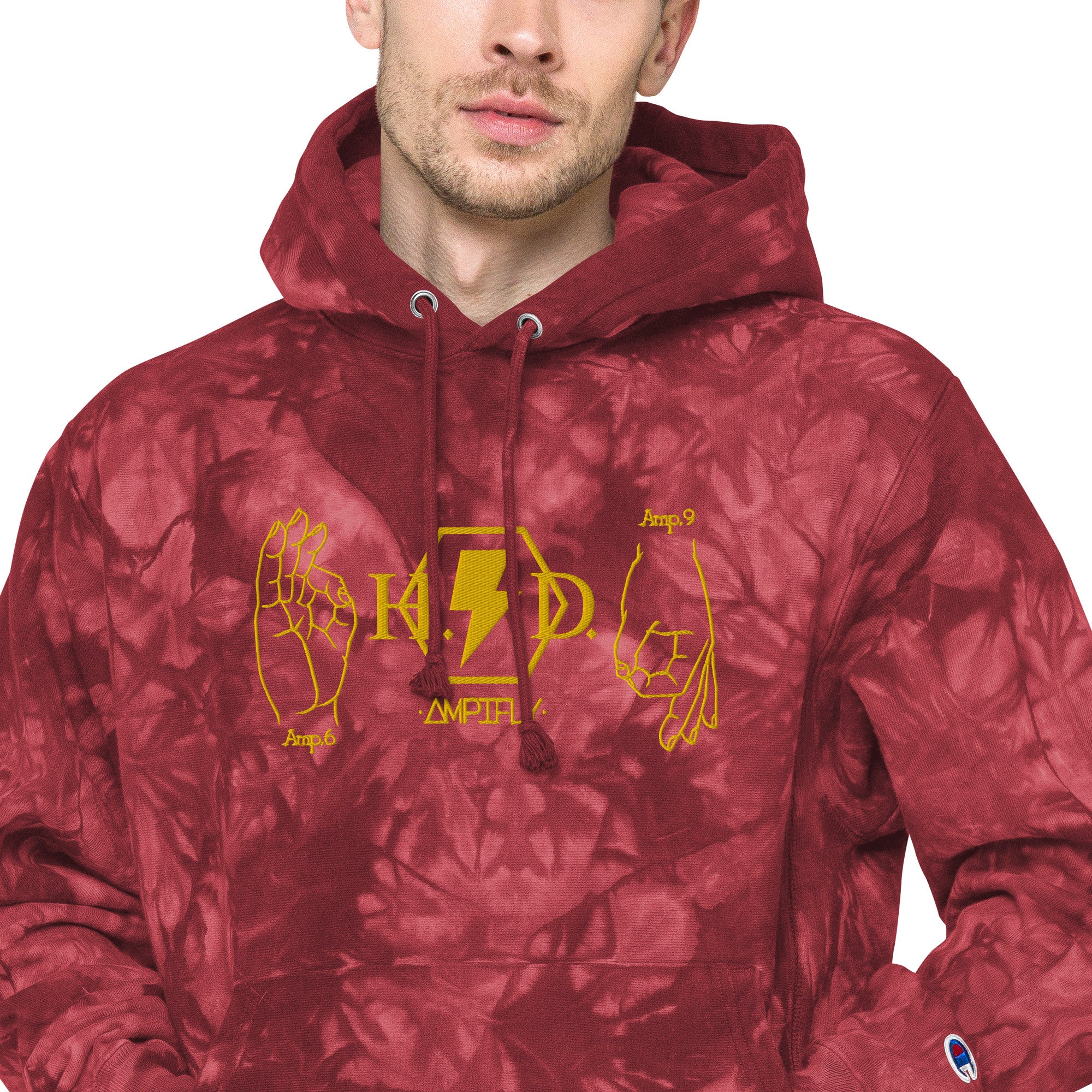 HSD x Champion Unisex Tie-Dye Hoodie