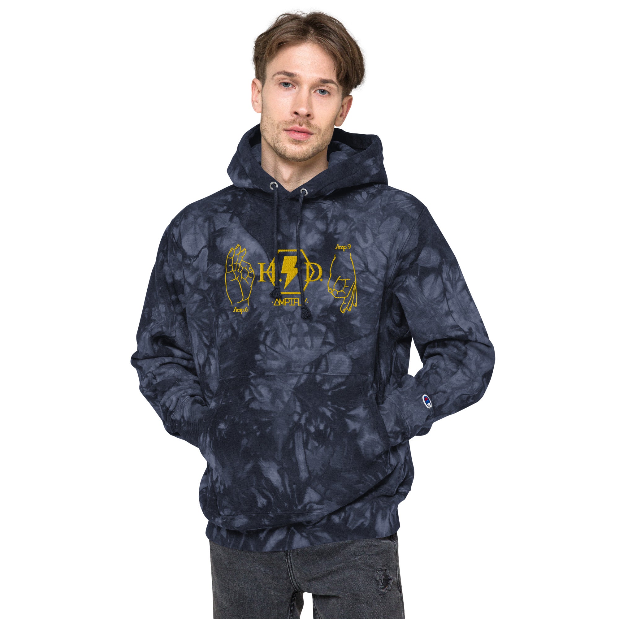 HSD x Champion Unisex Tie-Dye Hoodie