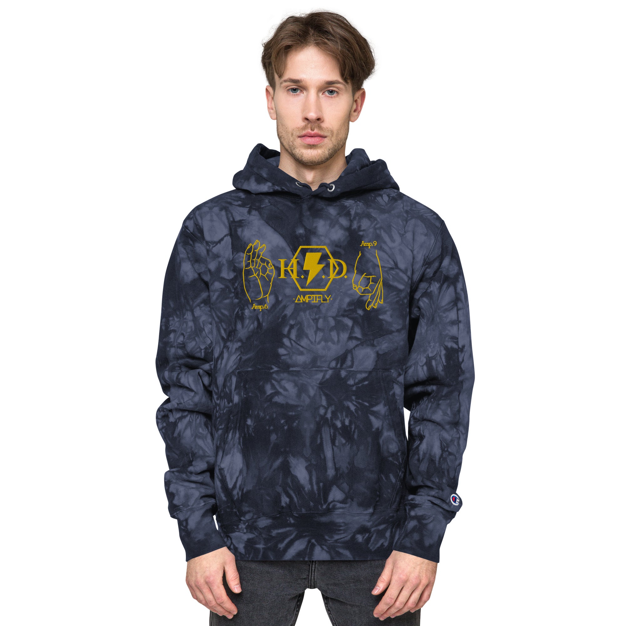 HSD x Champion Unisex Tie-Dye Hoodie