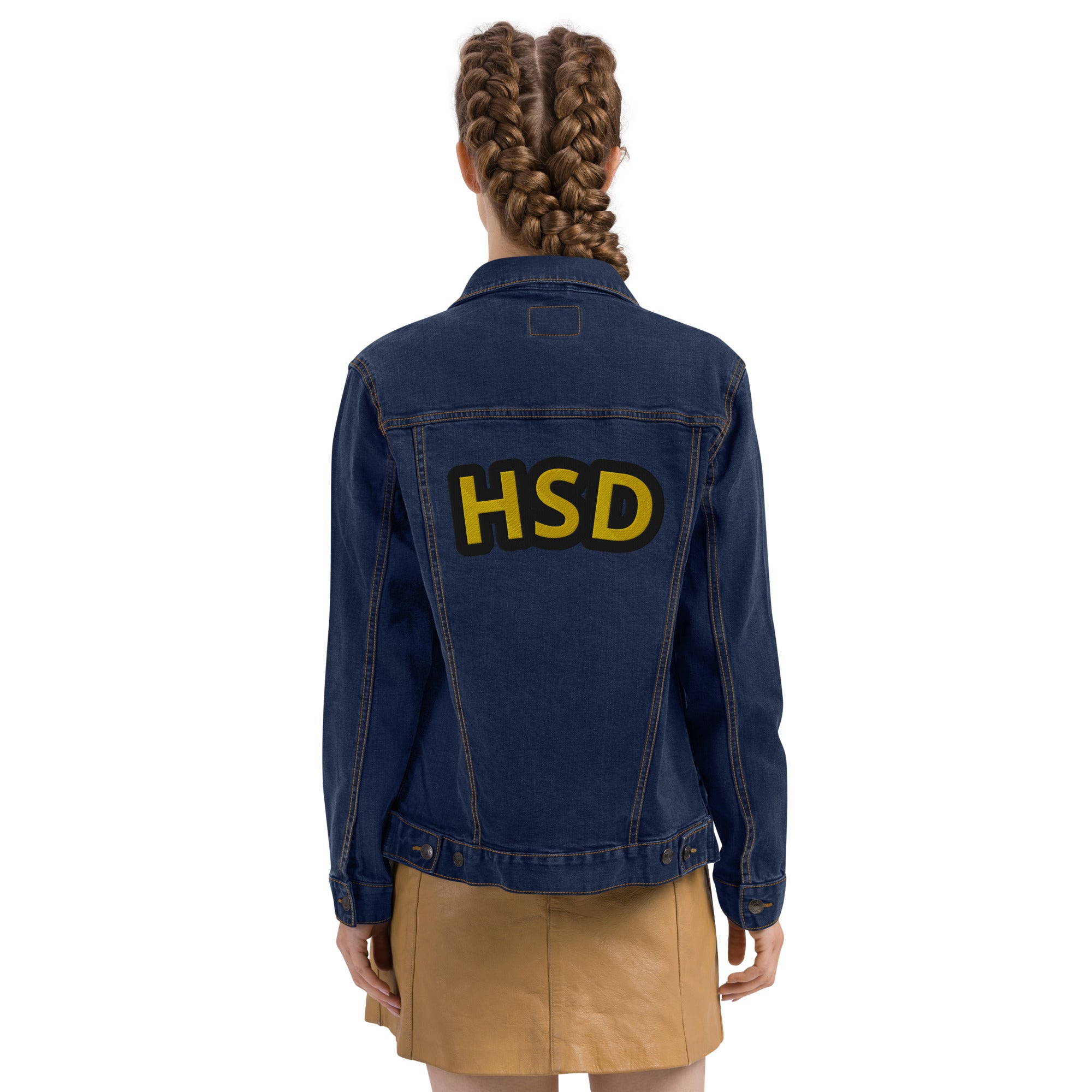 'Busy B' Unisex Denim Jacket