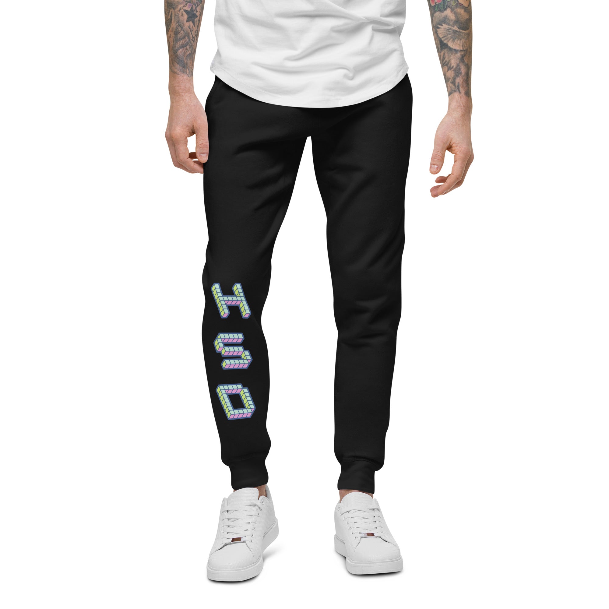 '3D Realm' Unisex Fleece Sweatpants
