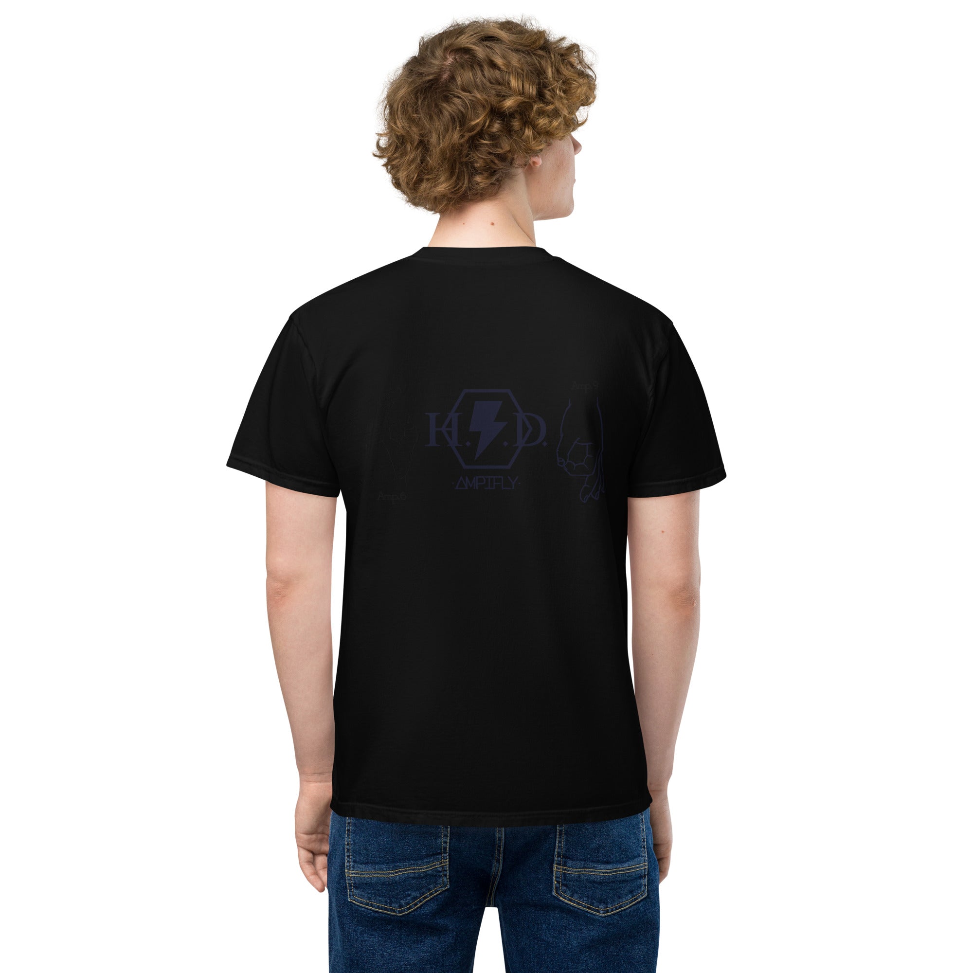 'Gangg Signs' Unisex Garment-Dyed Pocket T-Shirt