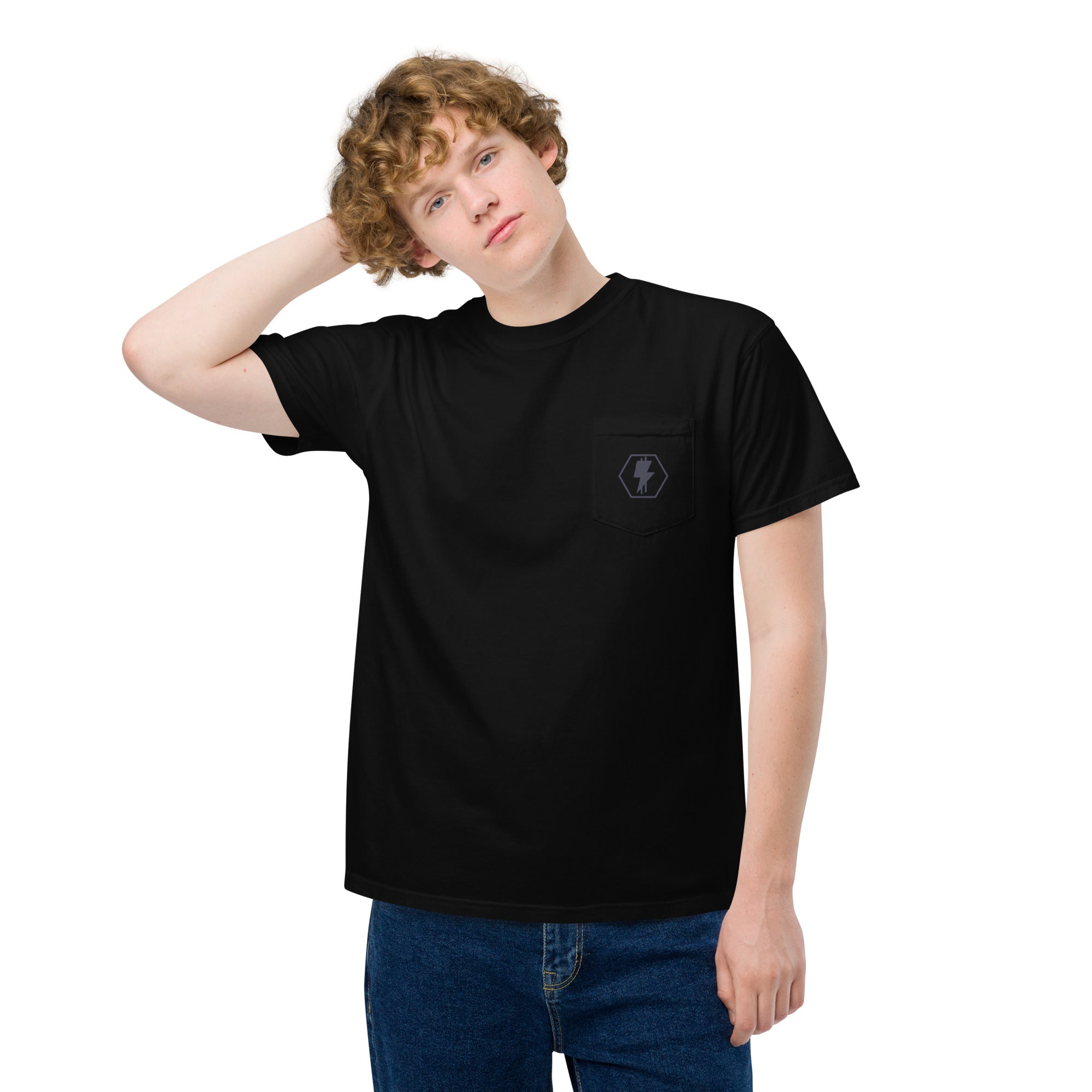 'Gangg Signs' Unisex Garment-Dyed Pocket T-Shirt