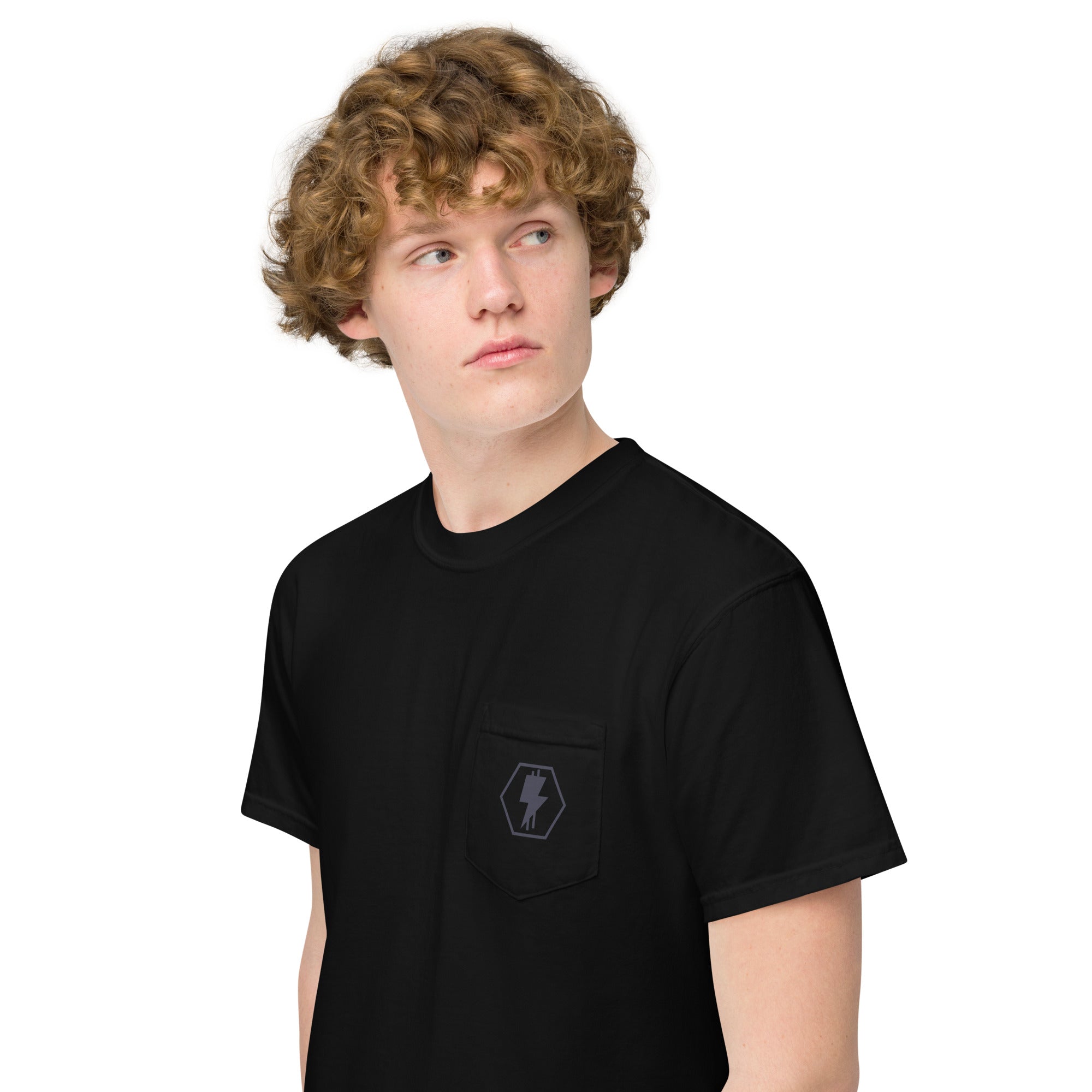 'Gangg Signs' Unisex Garment-Dyed Pocket T-Shirt