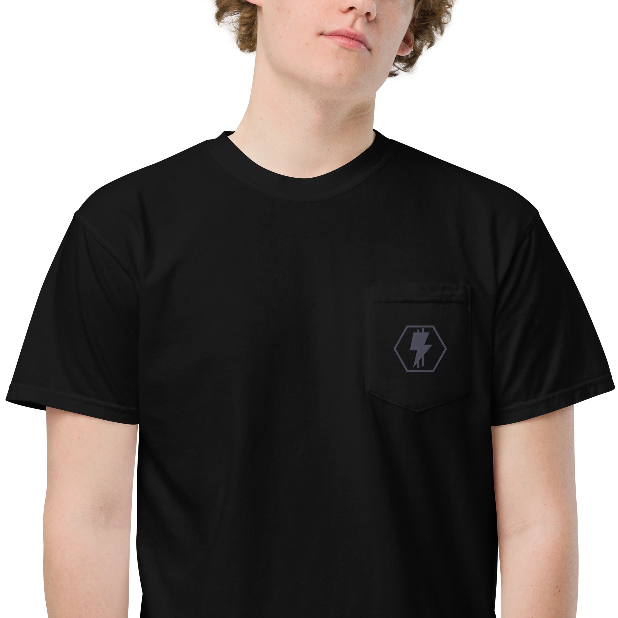 'Gangg Signs' Unisex Garment-Dyed Pocket T-Shirt