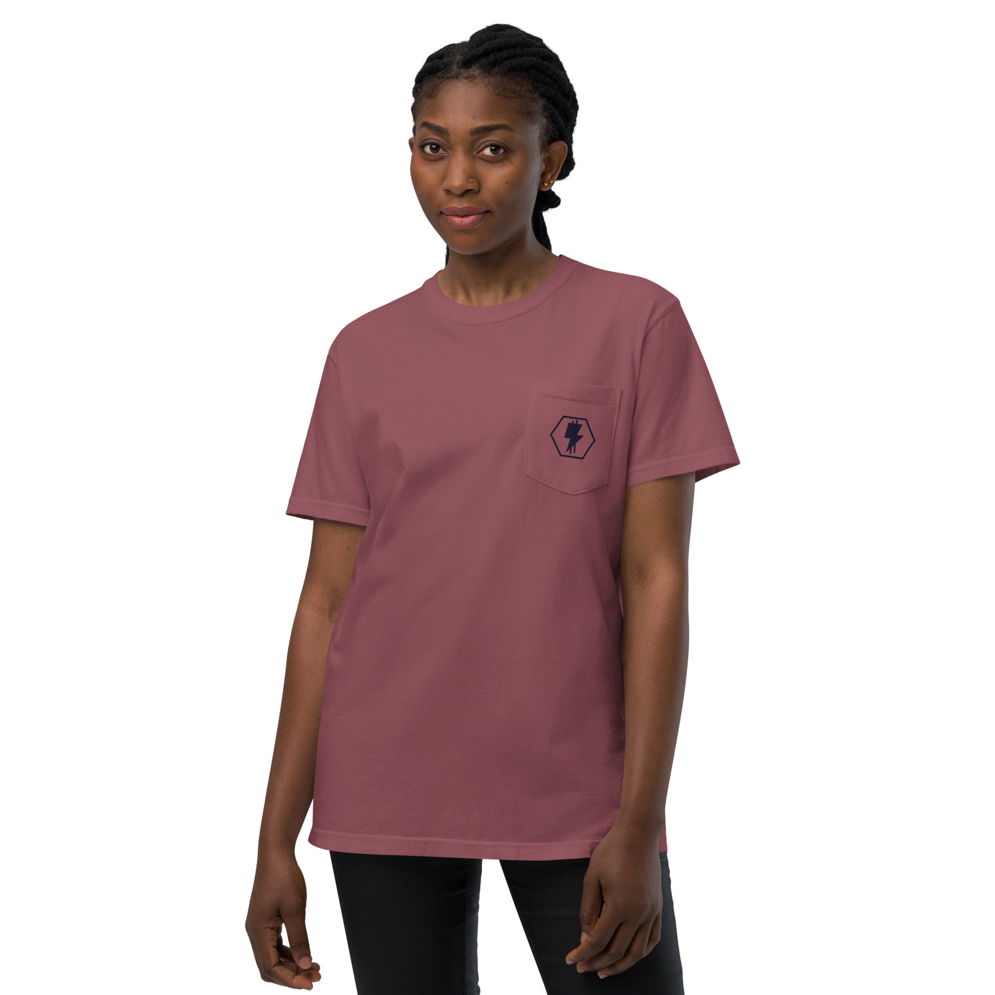 'Gangg Signs' Unisex Garment-Dyed Pocket T-Shirt