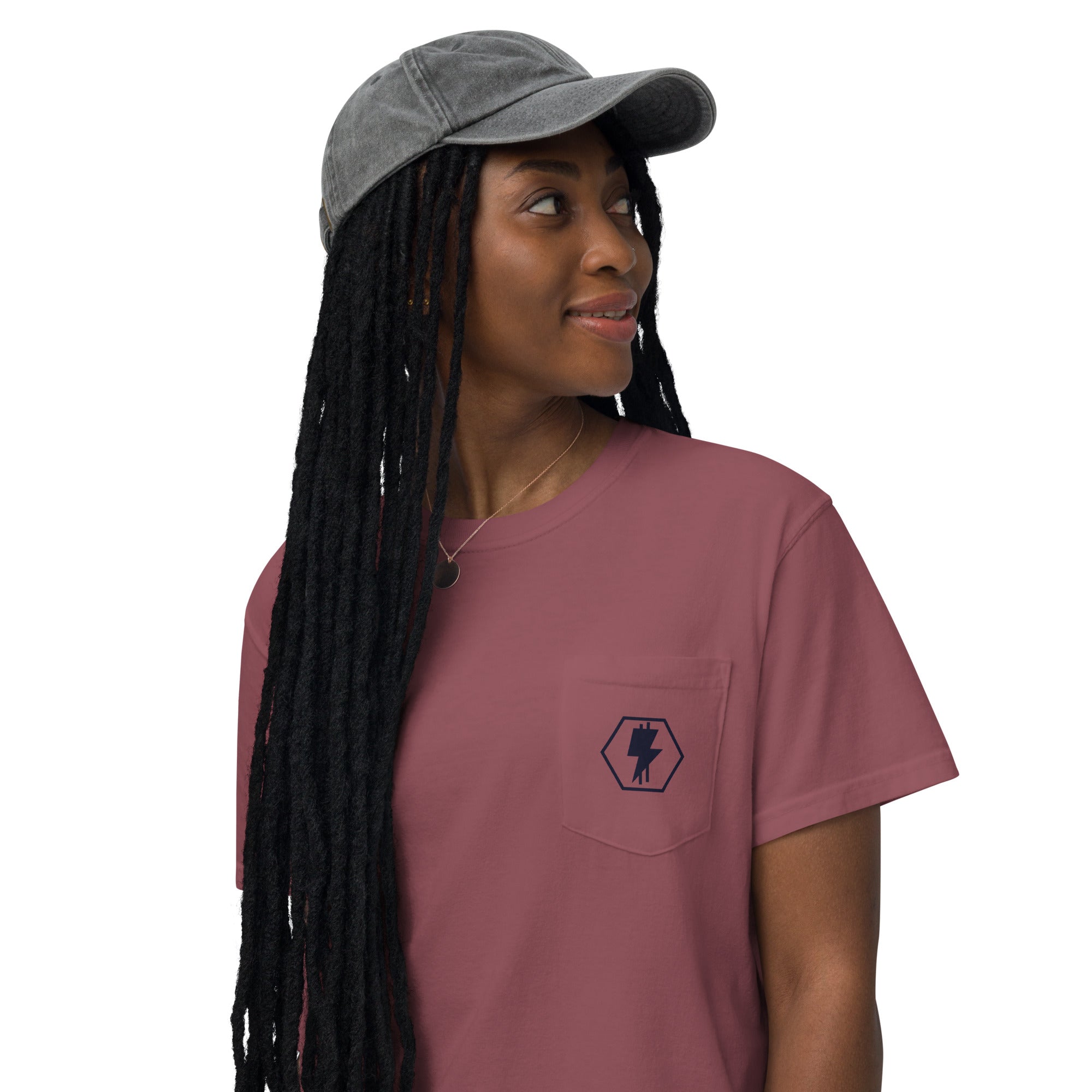 'Gangg Signs' Unisex Garment-Dyed Pocket T-Shirt