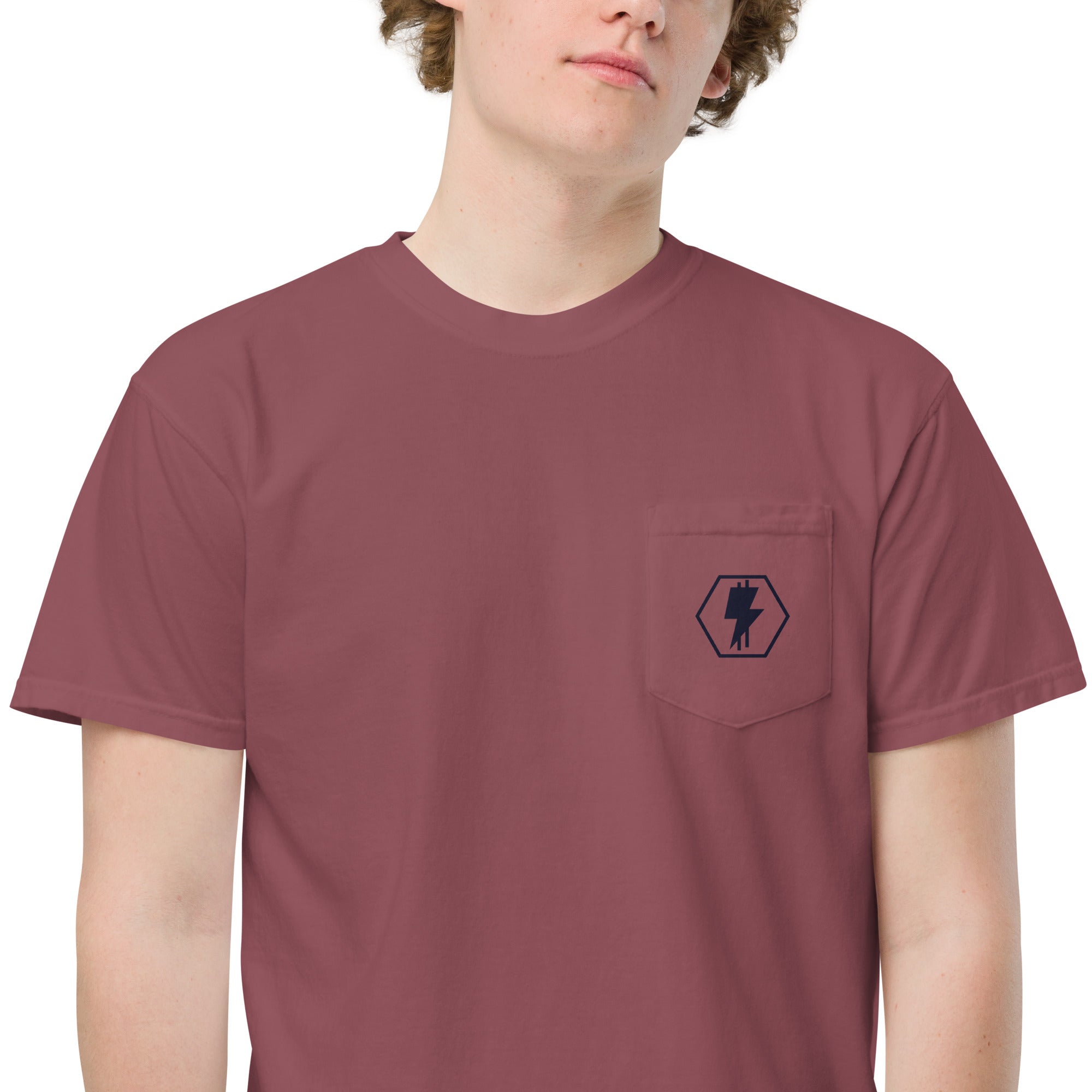 'Gangg Signs' Unisex Garment-Dyed Pocket T-Shirt