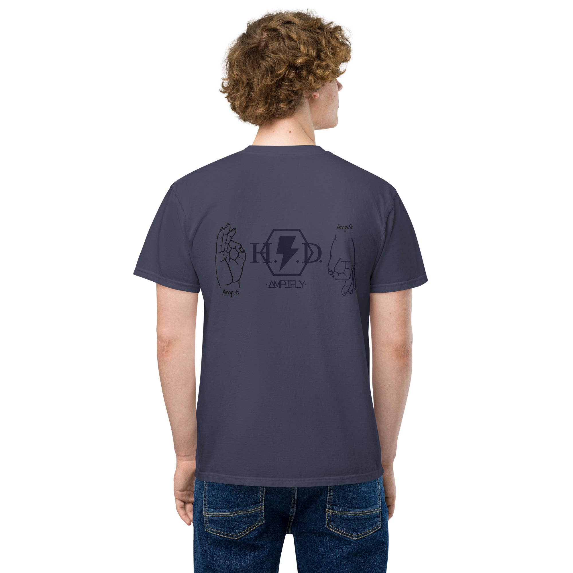 'Gangg Signs' Unisex Garment-Dyed Pocket T-Shirt