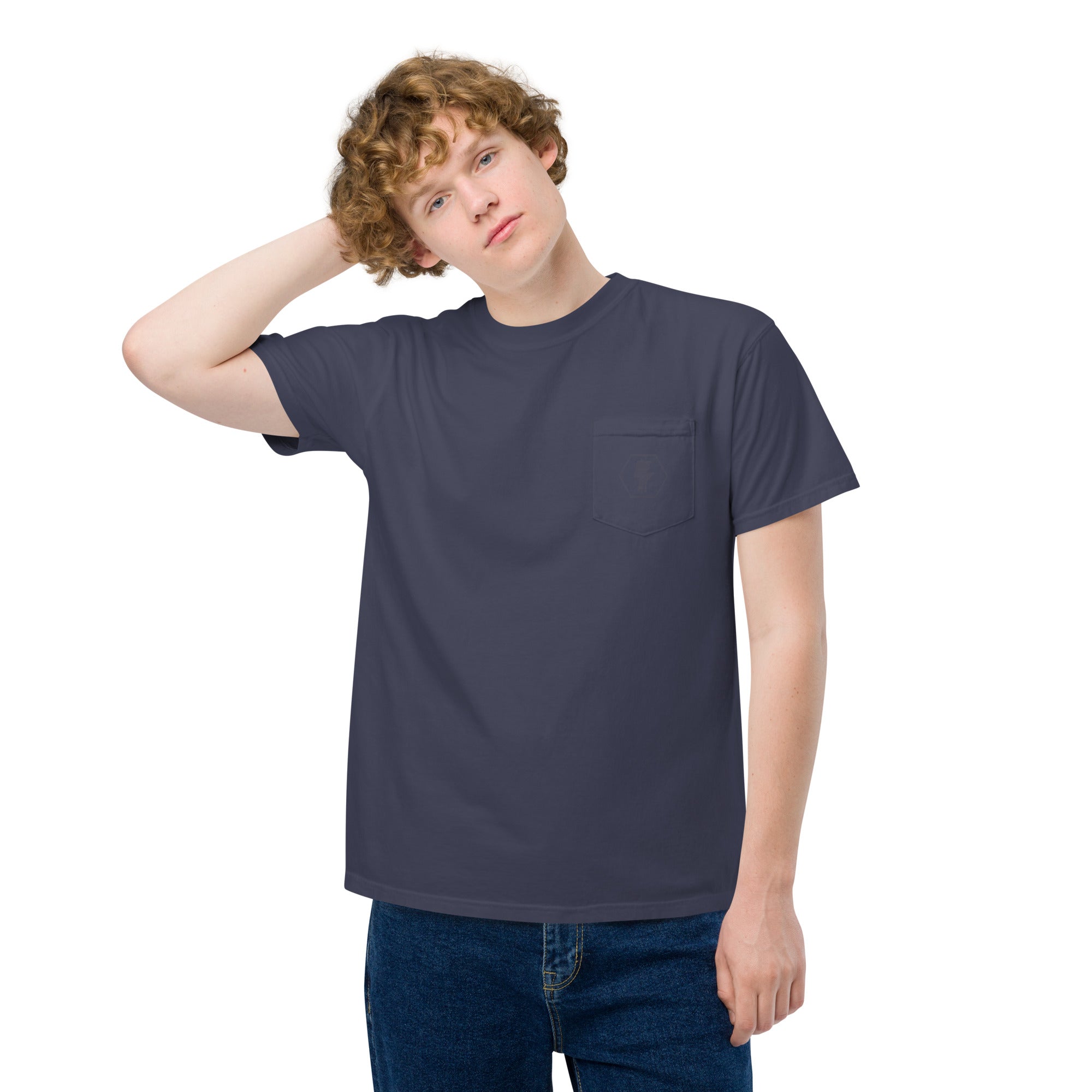 'Gangg Signs' Unisex Garment-Dyed Pocket T-Shirt