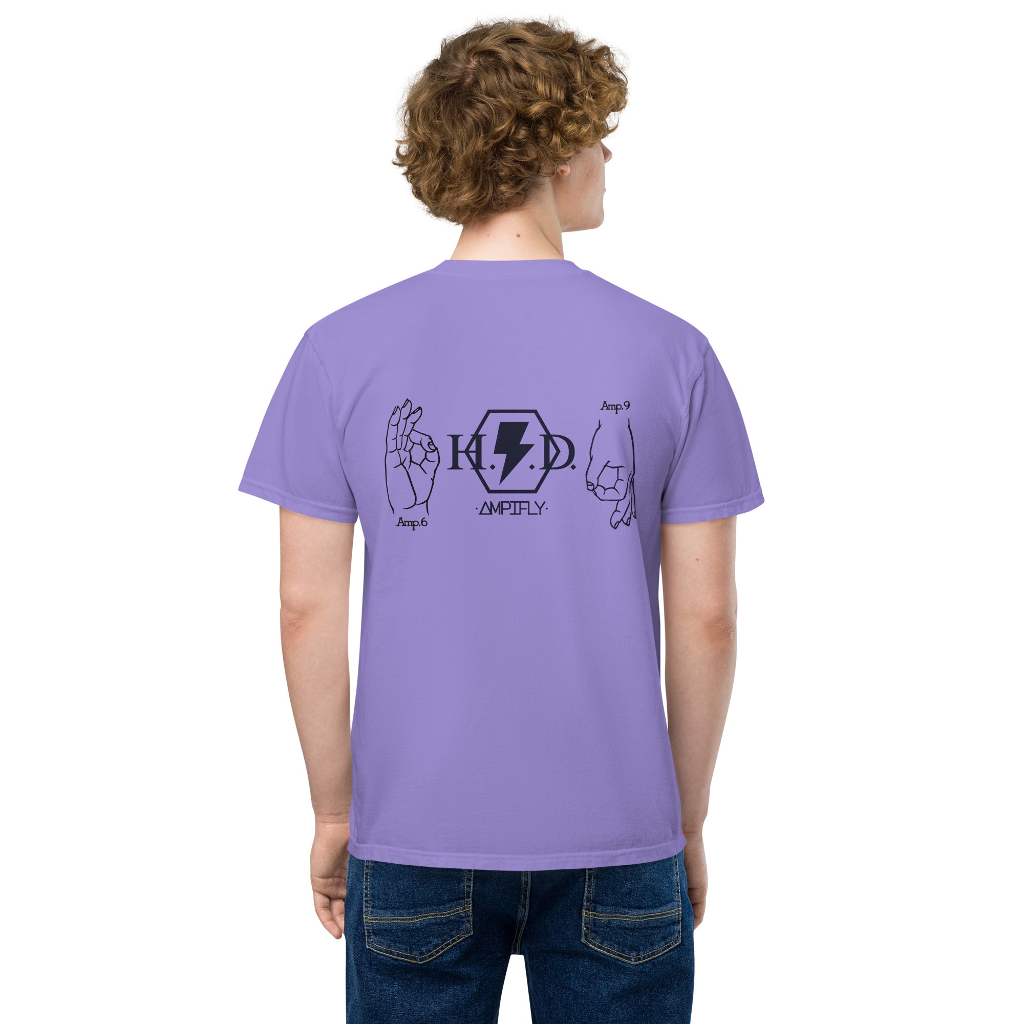 'Gangg Signs' Unisex Garment-Dyed Pocket T-Shirt