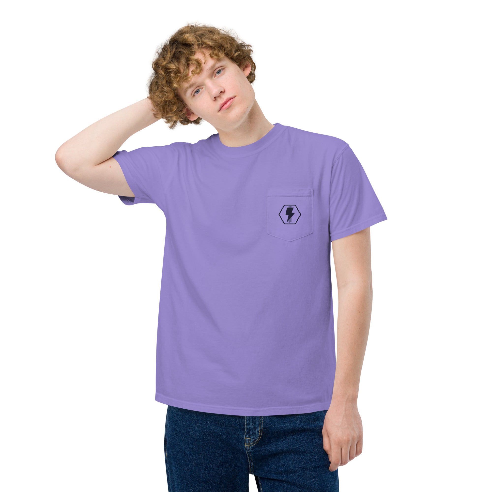 'Gangg Signs' Unisex Garment-Dyed Pocket T-Shirt